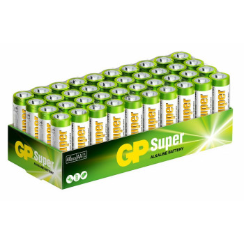 GP Batteries AA 1.5V GP 40-pack (LR06) AA batterier från GP (LR06) 40-Pack - GB Security