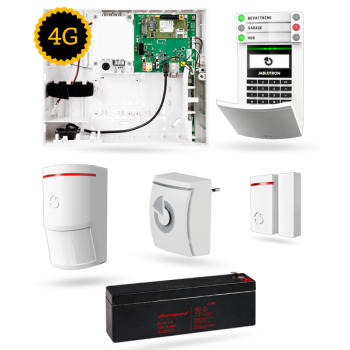 Jablotron JK-103INT-LTE-SET (4G) Trådlöst startkit JA-103KR LAN & 4G kommunikator - GB Security