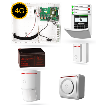 Jablotron JK-107-BUS-LTE-SET (4G) Trådkopplat (Buss) startkit JA-107K m LAN & 4G-kommunikator - GB Security