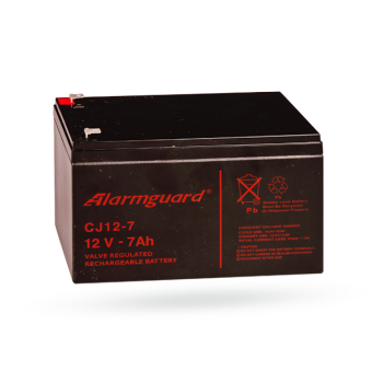 Jablotron MX12-7 Laddbart batteri 12V, 7Ah - GB Security